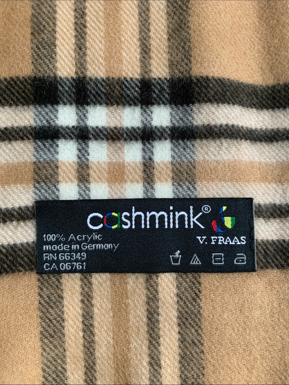 Cashmink scarf plaid - Picture 2 of 2